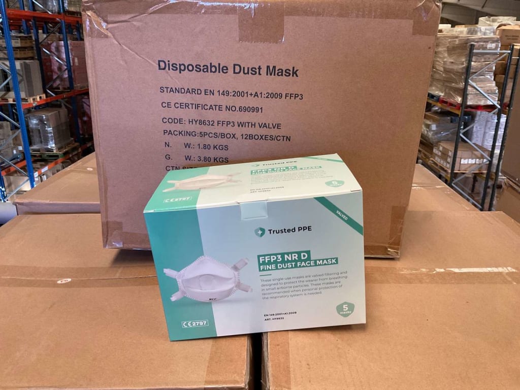 On behalf of the Liquidator of CCM Group Ltd – Over &pound;750,000 worth of New PPE Stock & Sanitiser | No Shipping