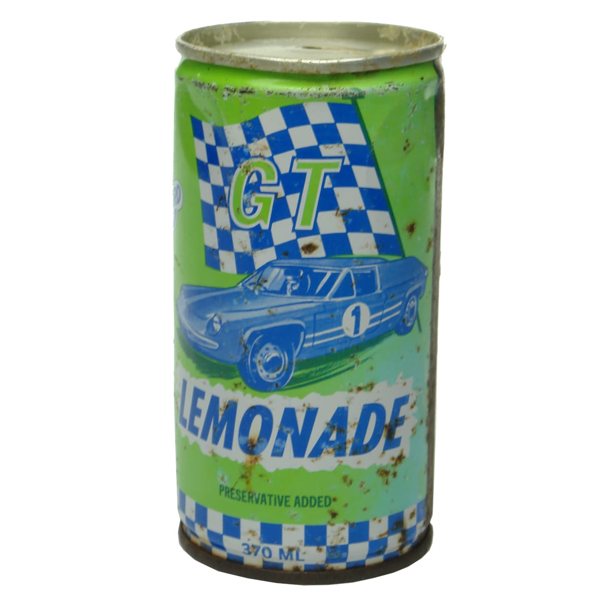 Soft Drink Can. GT Lemonade. Orford Sparkling Soft Drinks. Dads Herries Street, Toowoomba. (Queensland)