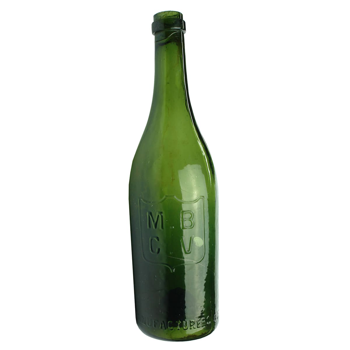 Beer. MBCV in a Shield. Green. Ring Seal. 26 oz. (Victoria)