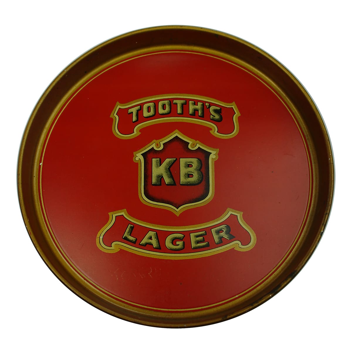Advertising Serving Tray. Tooth's KB Lager. (Sydney, New South Wales)