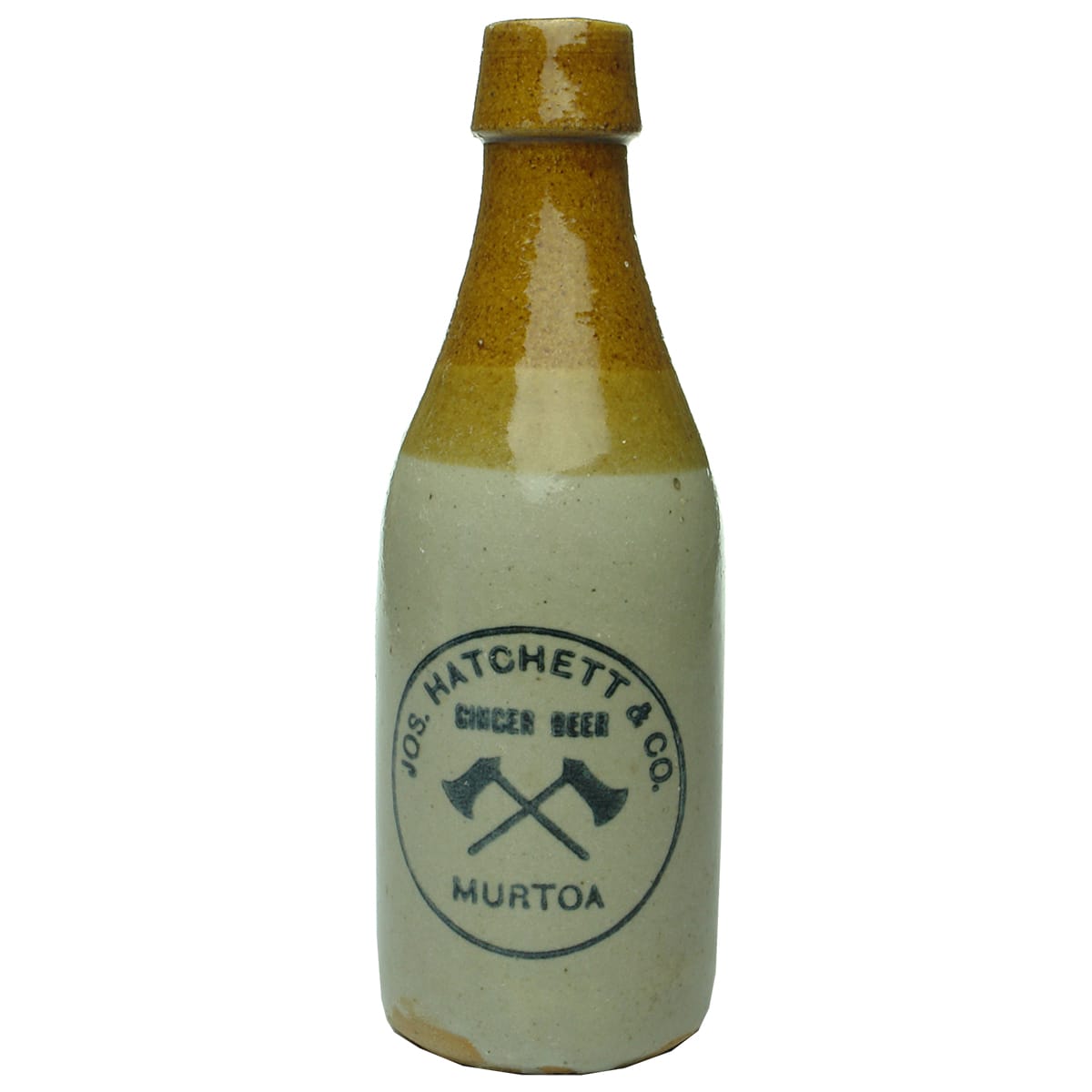 Ginger Beer. Jos. Hatchett & Co, Murtoa. Champagne. Tan Top. (Victoria)