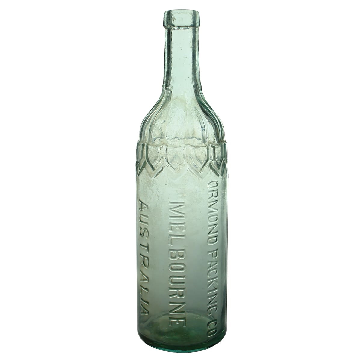 Cordial. Ormond Packing Co., Melbourne. Aqua. 26 oz. (Victoria)