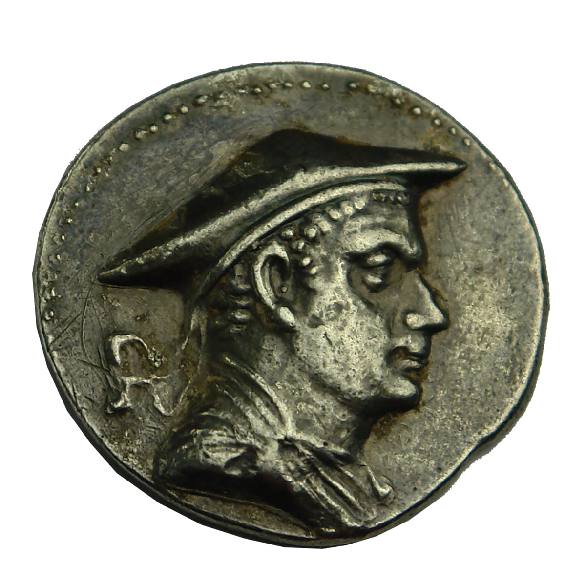 Coin. Antimachus I Silver Tetradrachm, c. 174-165 BC.