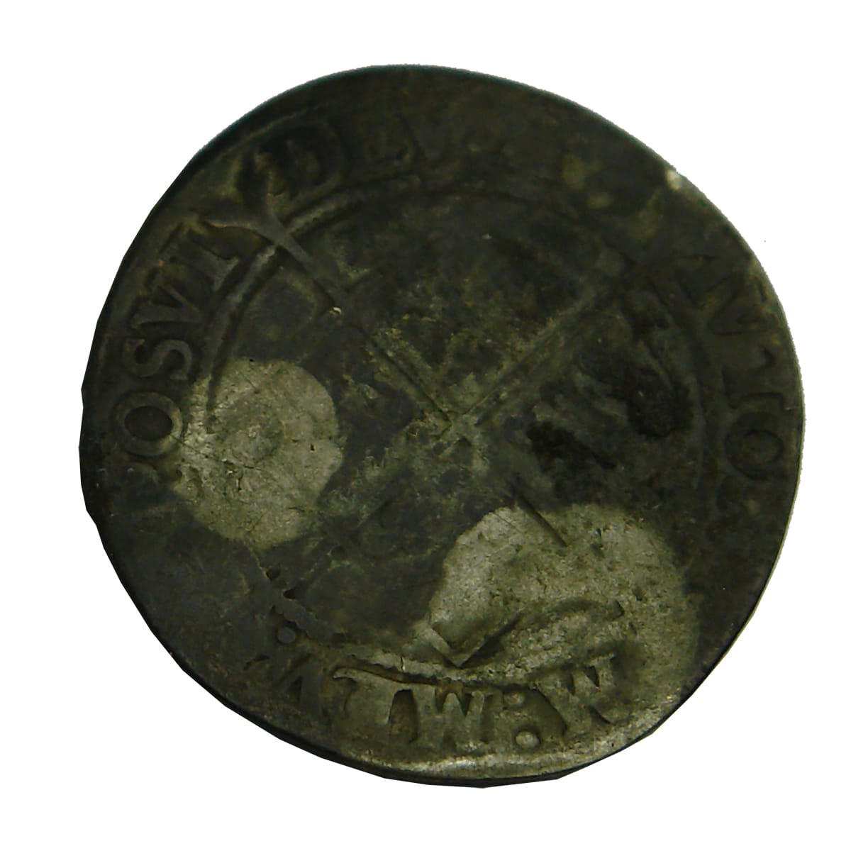 Coin. Elizabeth I Silver Hammered Shilling, 6th Issue, 1582-4.