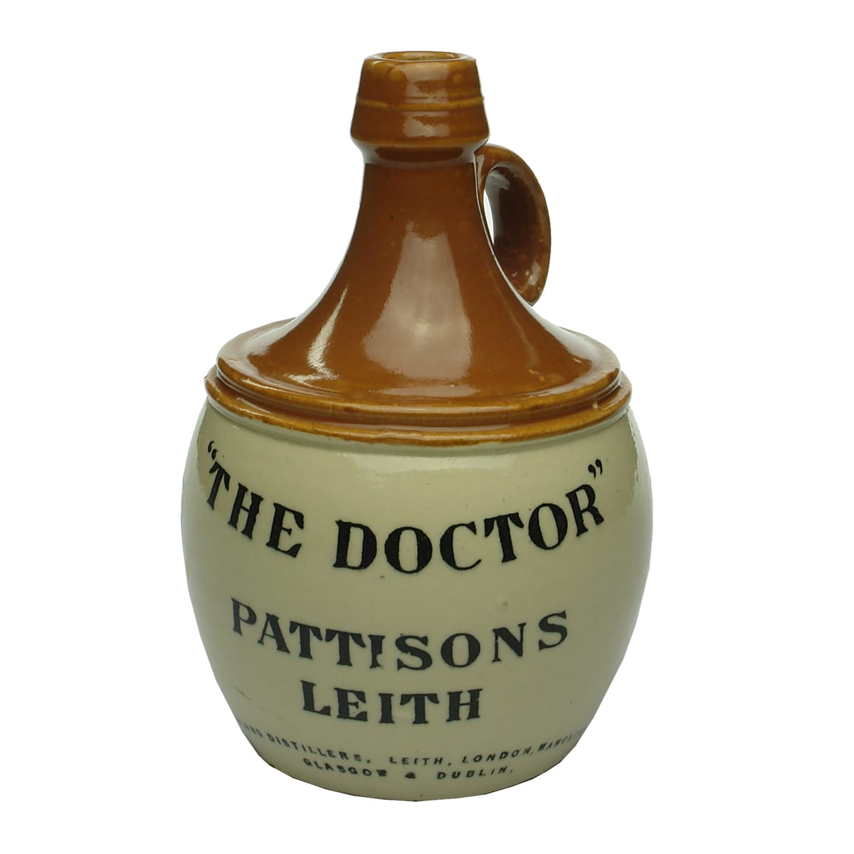 Whisky Jug. The Doctor. Pattisons Leith. Red Cross. Red Top. Buchan Portobello.