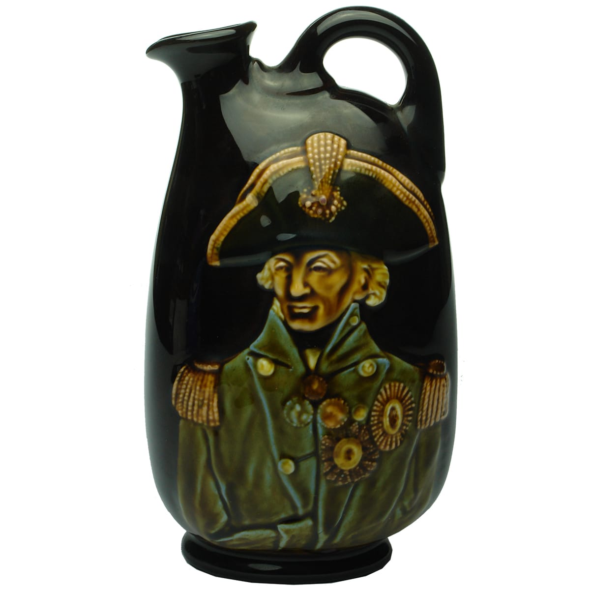 Kingsware Whisky Jug. Lord Nelson. Royal Doulton.