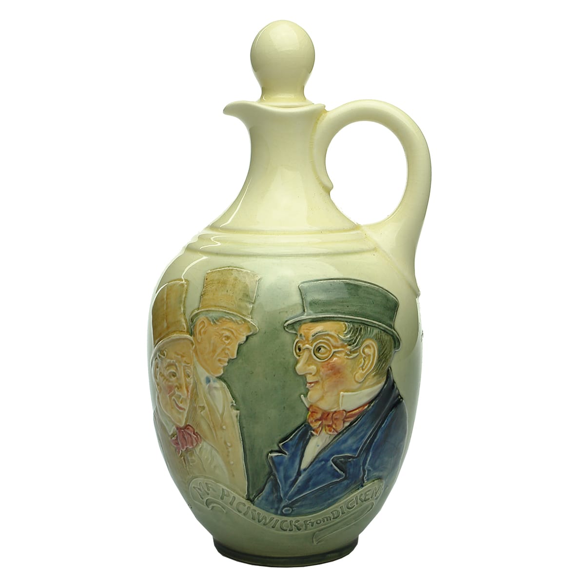 Whisky. Mr Pickwick From Dickens. Royal Doulton Queensware Jug.