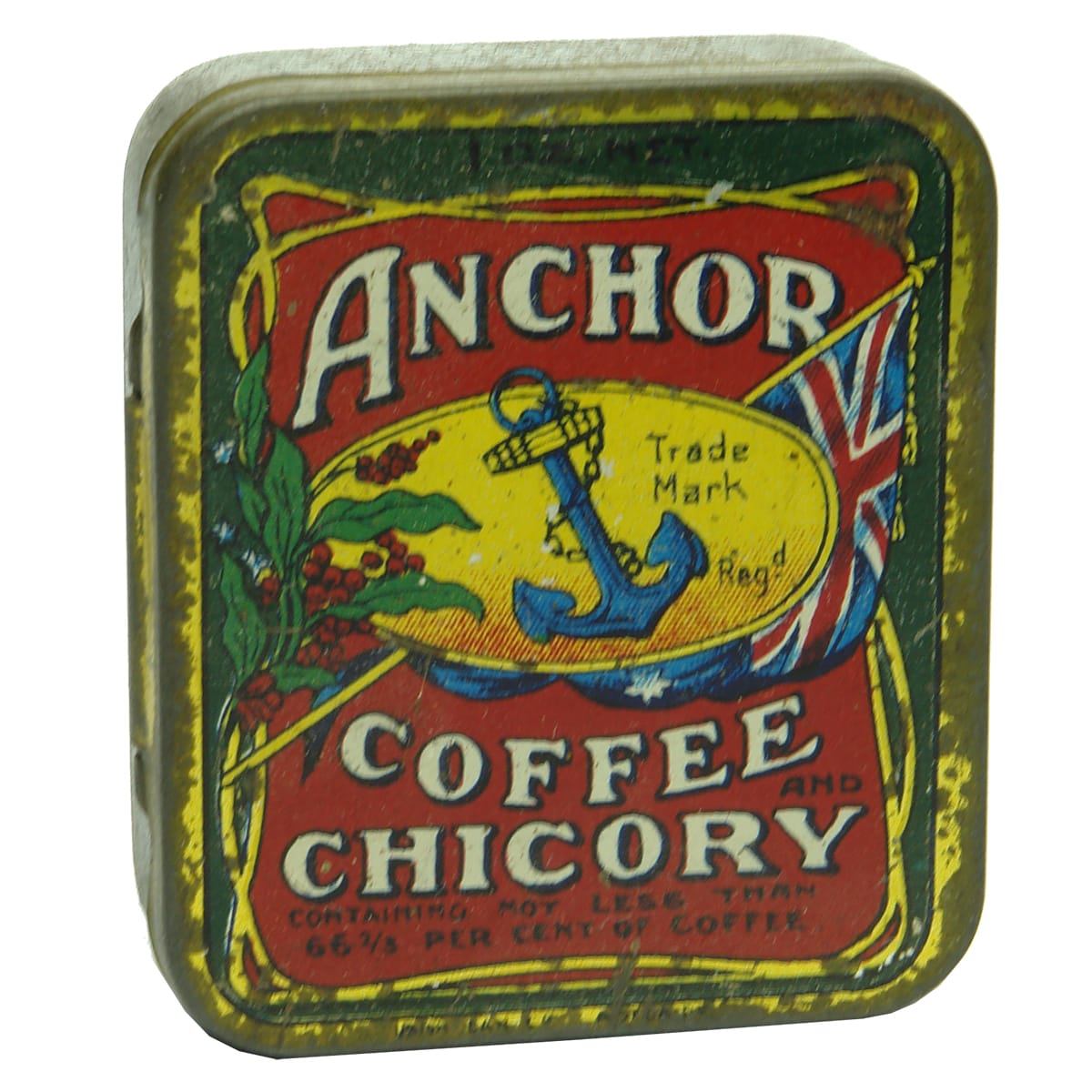 Tin. Anchor Coffee and Chicory. (South Australia)