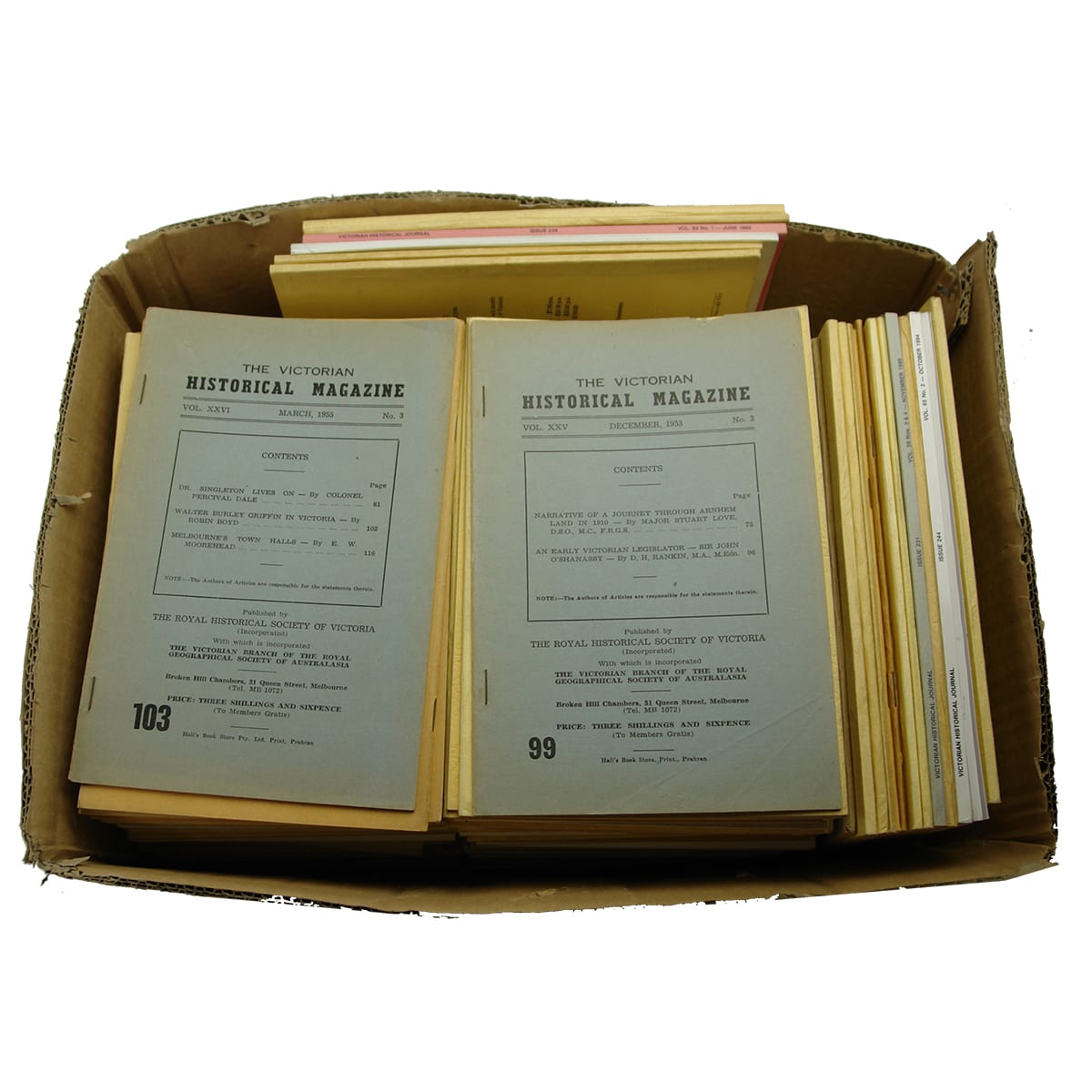 Books. 97 editions of The Victorian Historical Journal.