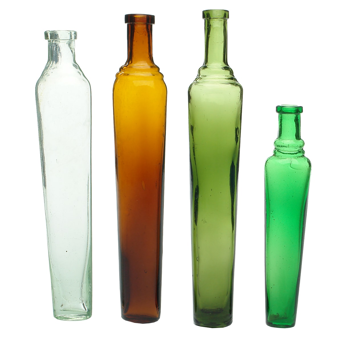 Four Lavender Water / Eau De Cologne Bottles.