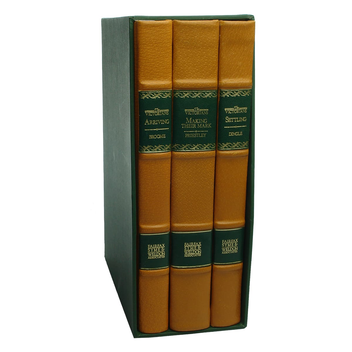 Books. 3 x The Victorians: Arriving; Settling; Making Their Mark in original slipcase.