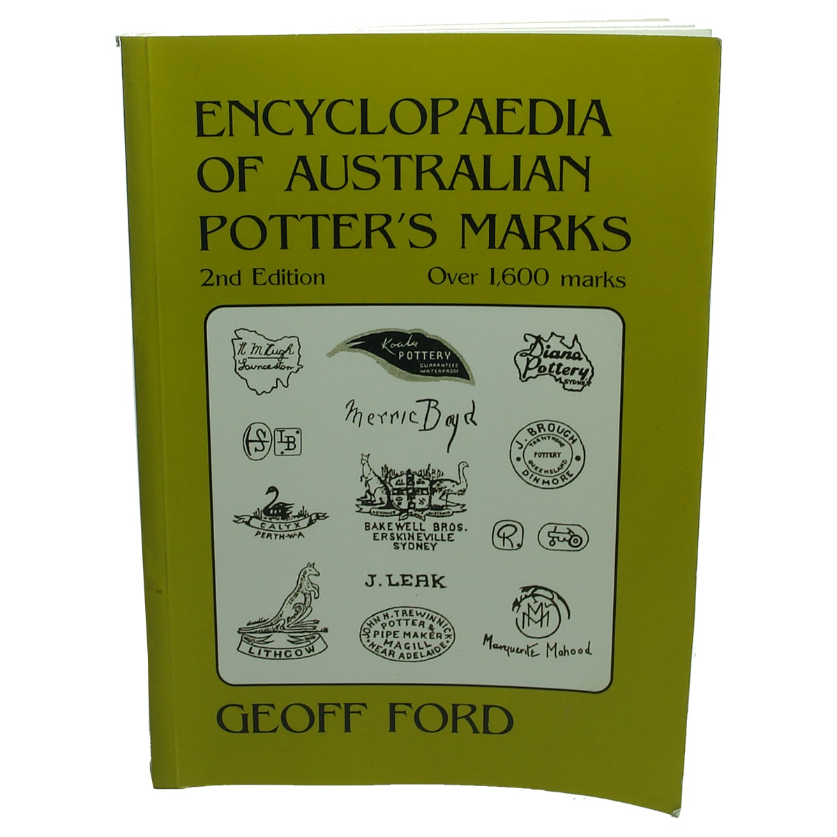 Books. Encyclopaedia of Australian Potter's marks, 2nd Edition, Over 1,600 marks, by Geoff Ford.