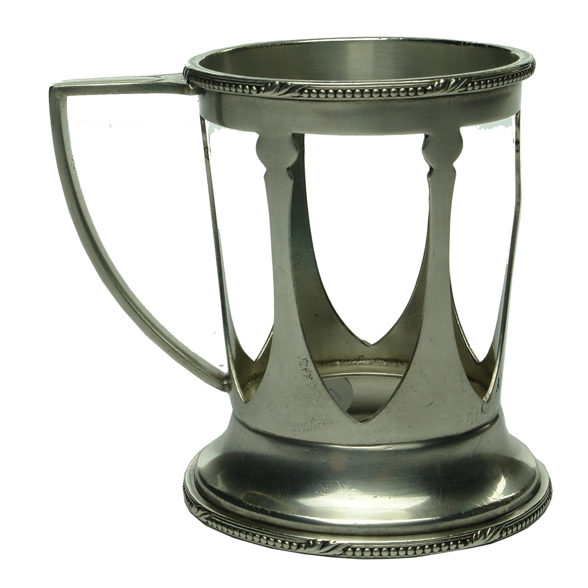 Metalware.  A. B. Co Ltd. S. Gladwin, Sheffield, Embassy. Cup Holder.