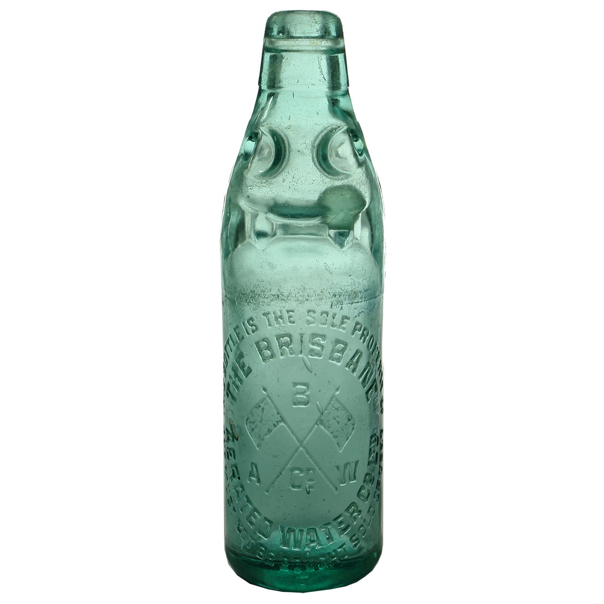 Midson Patent Codd. Brisbane Aerated Water Co. Dobson. Aqua. 10 oz. (Queensland)