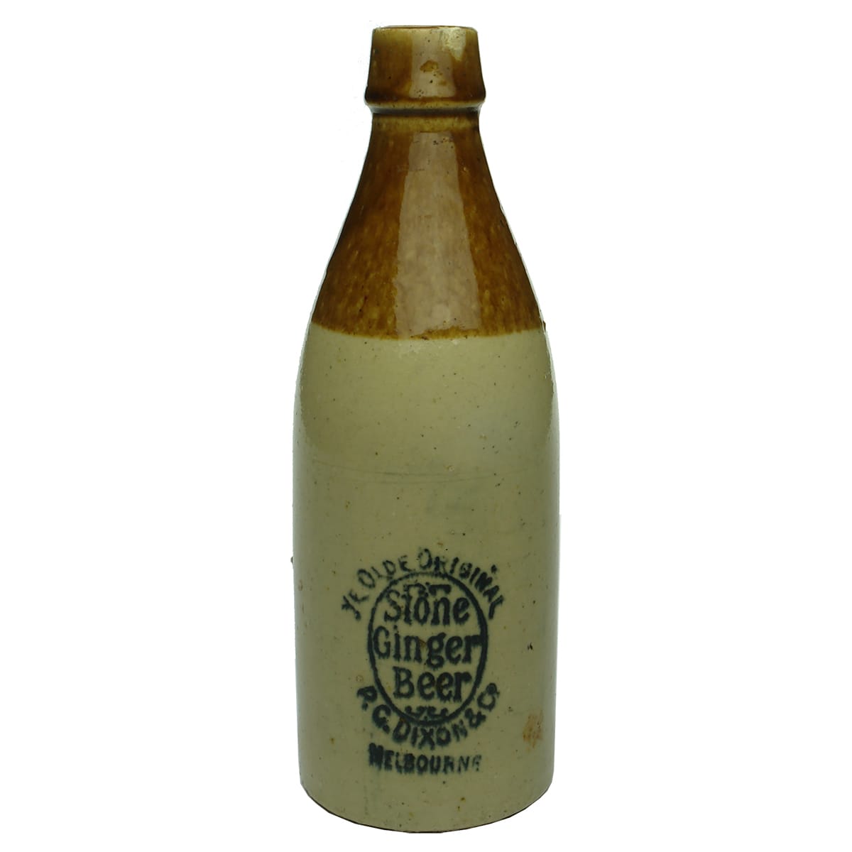 Ginger Beer. P. G. Dixon & Co., Melbourne. Hoffman Pottery. (Victoria)