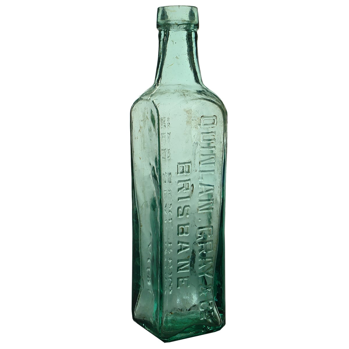 Rum. Quinlan Gray & Co., Brisbane. Aqua. 10 oz. (Queensland)