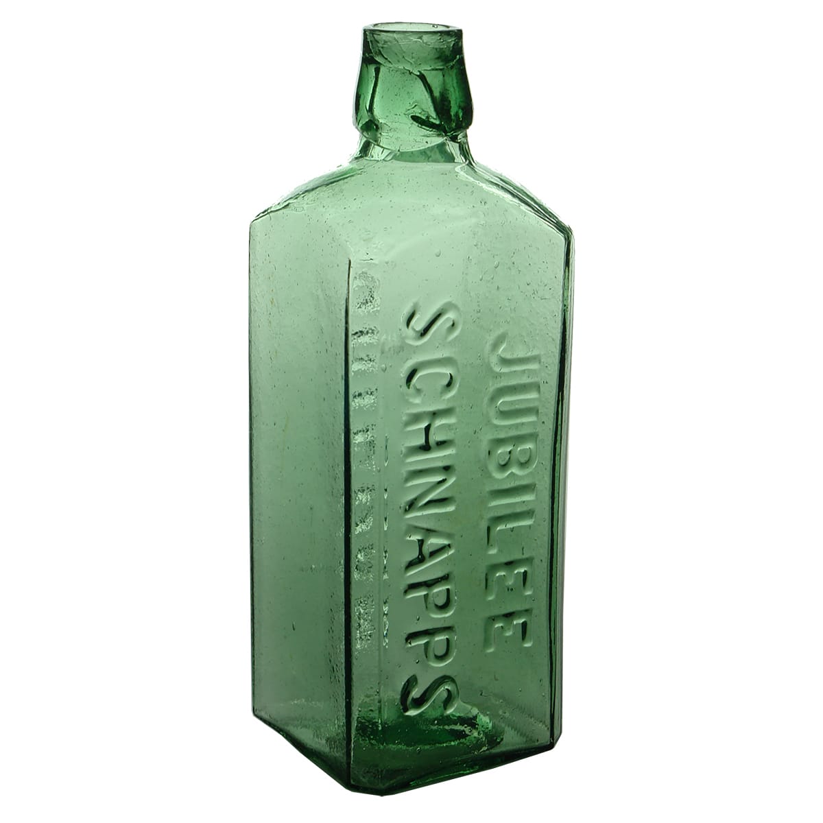 Schnapps. Jubilee Schnapps. Light Green. 13 oz.