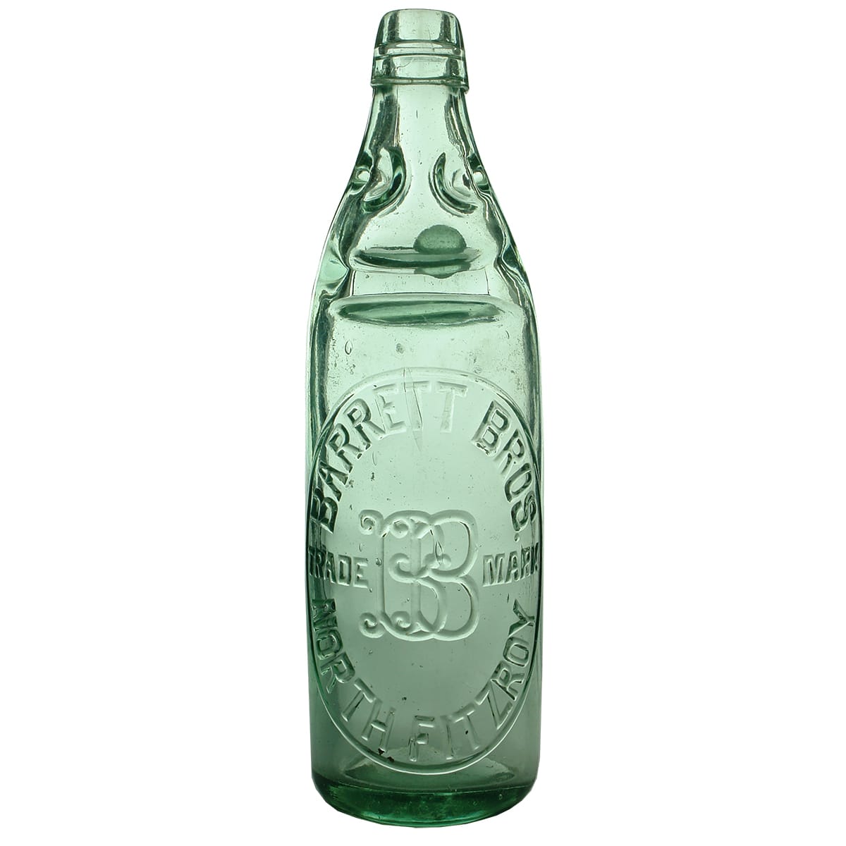 Codd. Barrett Bros., North Fitzroy. Dobson. Aqua. 26 oz. (Victoria)