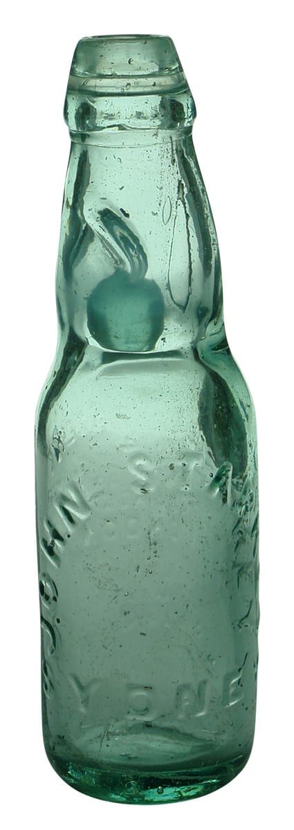 John Starkey Sydney Codd Patent Antique Bottle