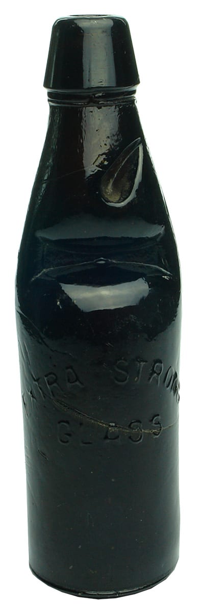 Extra Strong Glass Black Codd Bottle