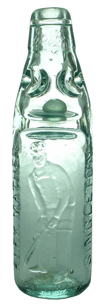 Alex Mather Singleton Batter Cricketer Antique Bottle