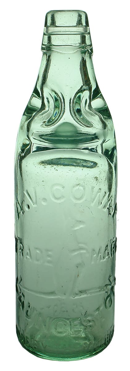 Cowap Launceston Kangaroo Antique Codd Marble Bottle