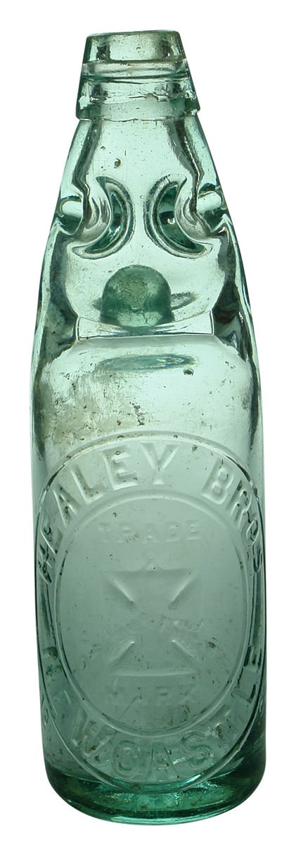Healey Bros Newcastle Cross Antique Codd Bottle