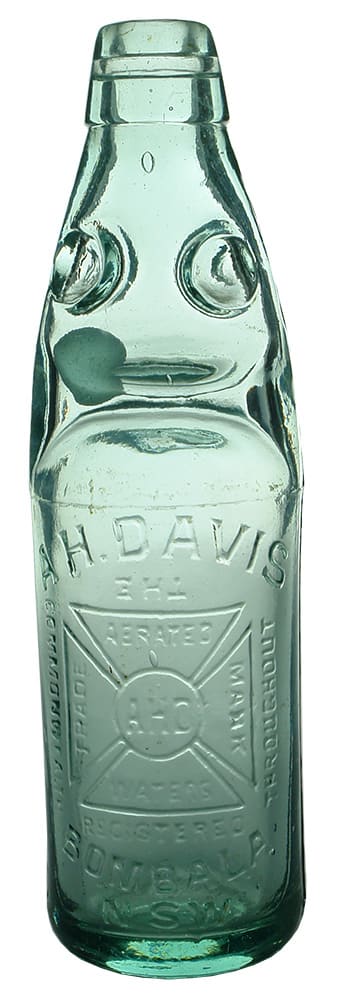 Davis Bombala Antique Codd Bottle