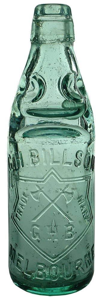 Billson Melbourne Axes Antique Codd Bottle
