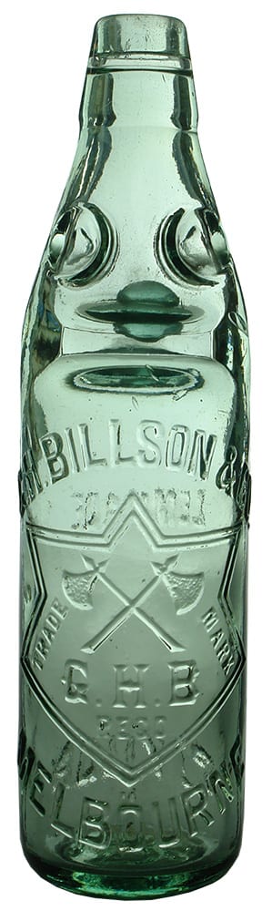 Billson Melbourne St Kilda Lemonade Codd Bottle