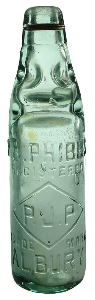 Phibbs Albury Lemonade Codd Bottle