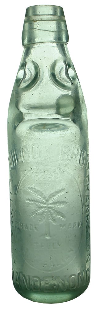 Wilcox Frankston Lilydale Dandenong Codd Bottle