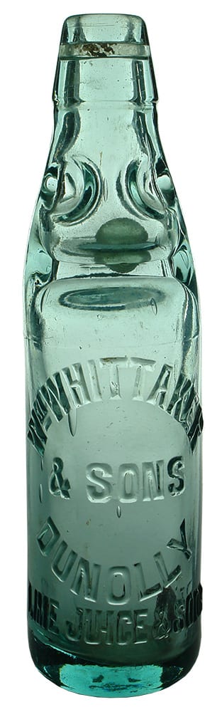 Whittaker Dunolly Old Codd Bottle