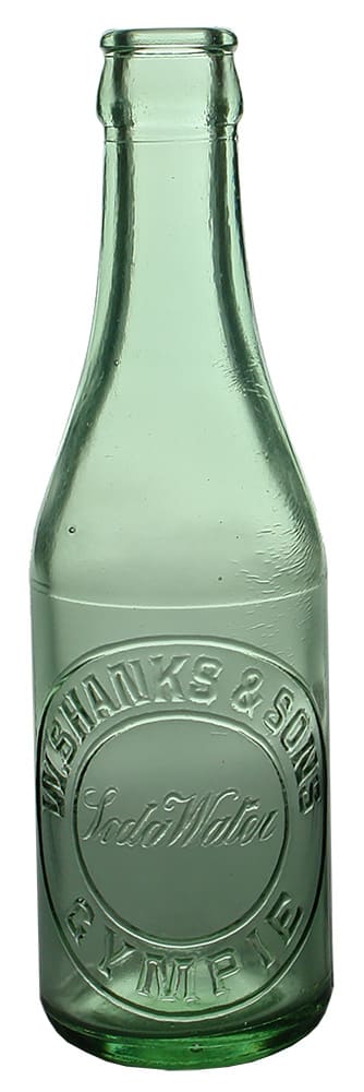 Shanks Gympie Crown Seal Soda Bottle