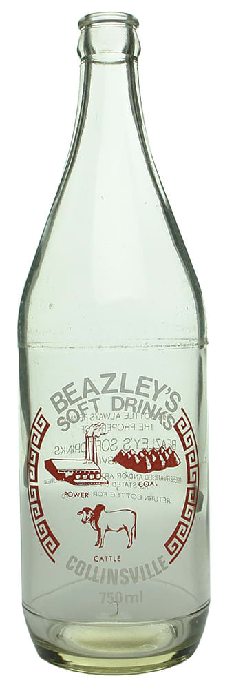 Beazley's Collinsville Pyro Soft Drink Bottle