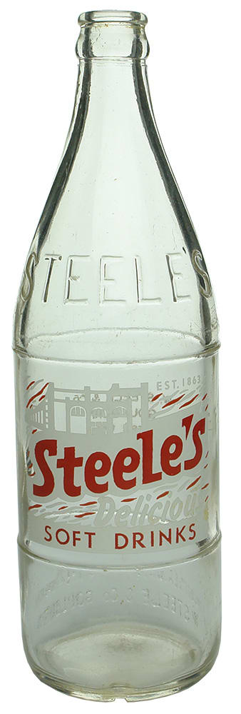 Steele's Goulburn Pyro Soft Drink Bottle