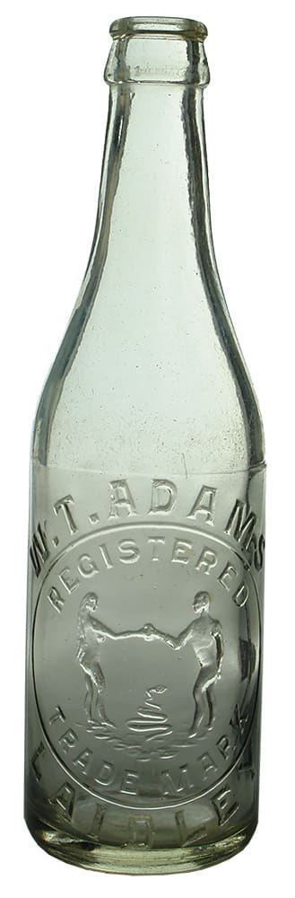 Adams Laidley Adam Eve Crown Seal Soft Drink Bottle