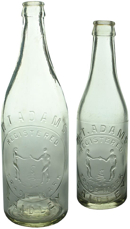 Old Vintage Crown Seal Soft Drink Bottles