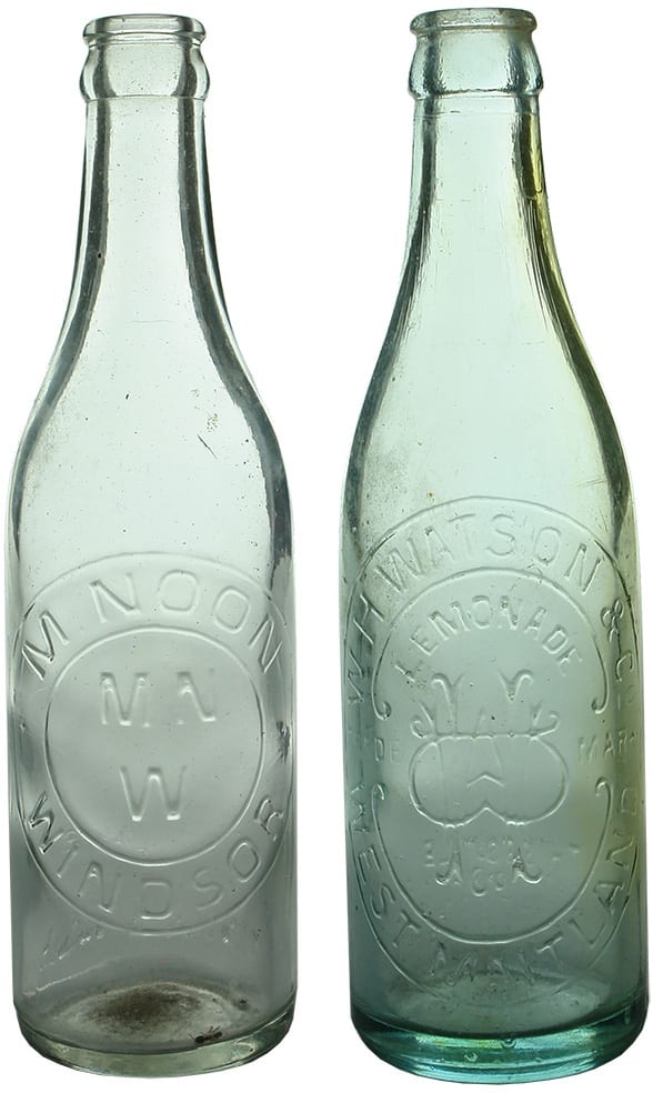 Old Vintage Crown Seal Soft Drink Bottles