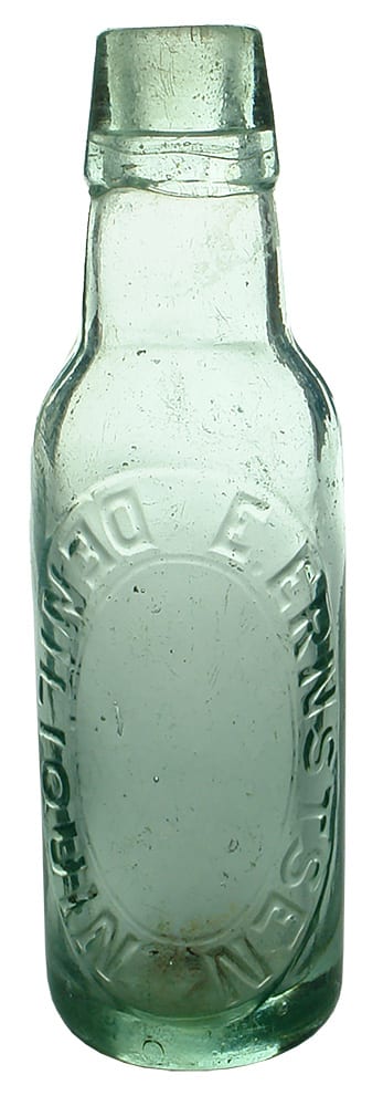 Ernstsen Deniliquin Lamont Antique Bottle