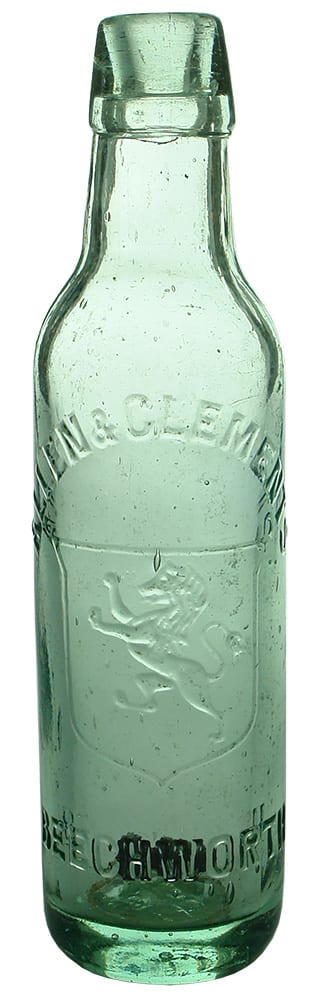 Allen Clements Beechworth Lion Lamont Bottle