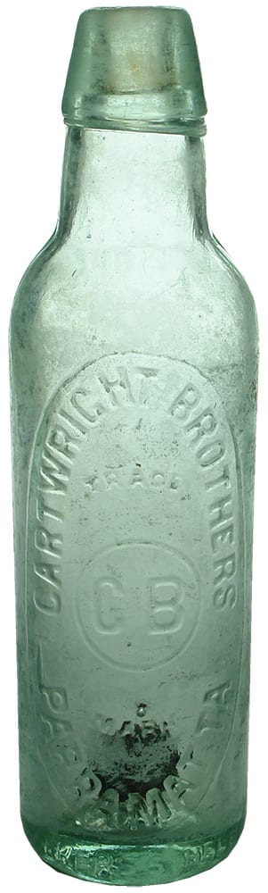 Cartwright Bros Parramatta Old Lamont Bottle