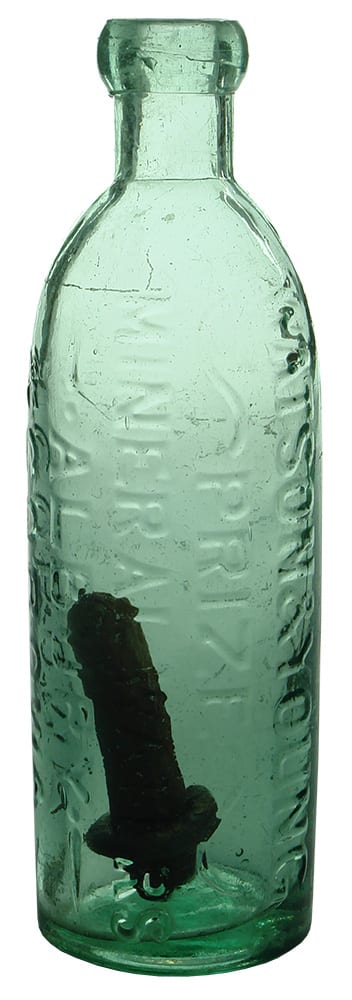 Watson Young Albury Corowa Patent Bottle