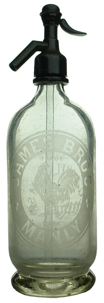 James Bros Manly Rooster Soda Syphon