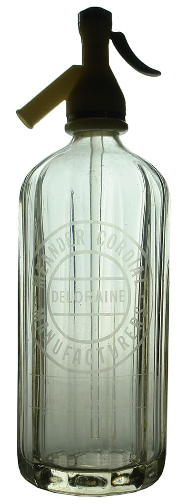 Meander Cordial Manufacturers Deloraine Soda Syphon