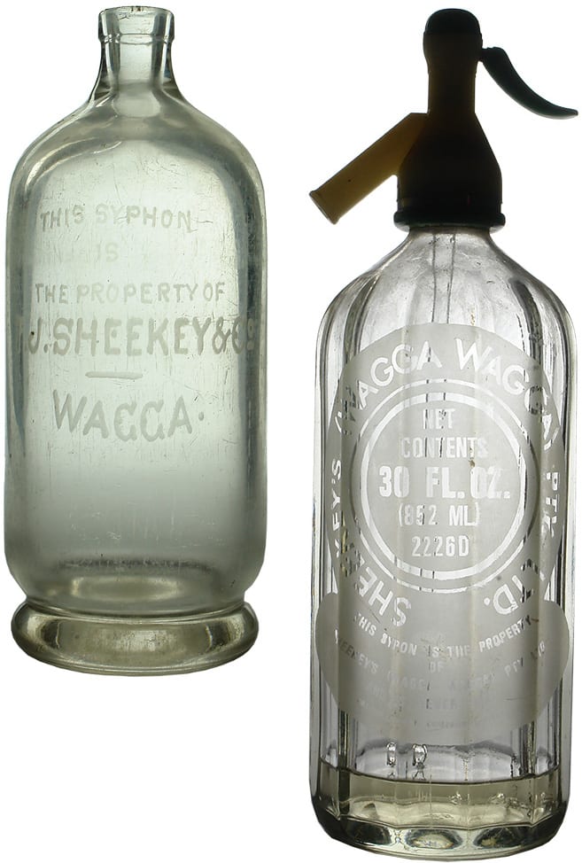 Vintage Soda Syphon Bottles