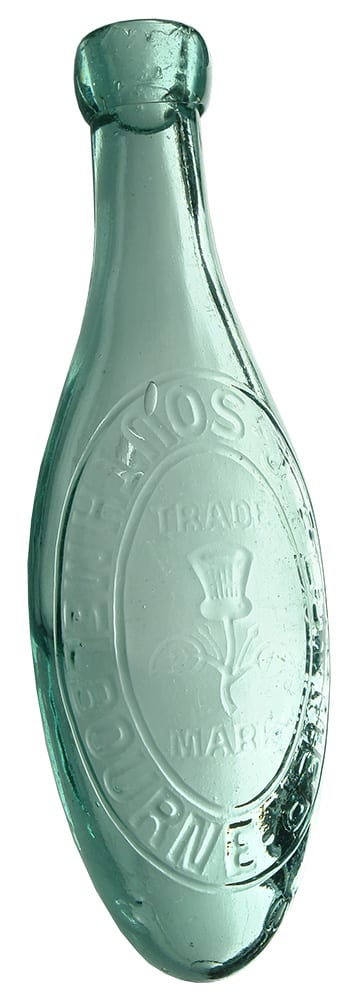 Plummer South Melbourne Thistle Torpedo Antique Bottle