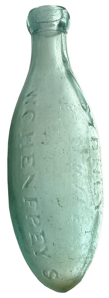 Henfrey Soda Water Sydney Antique Torpedo Bottle