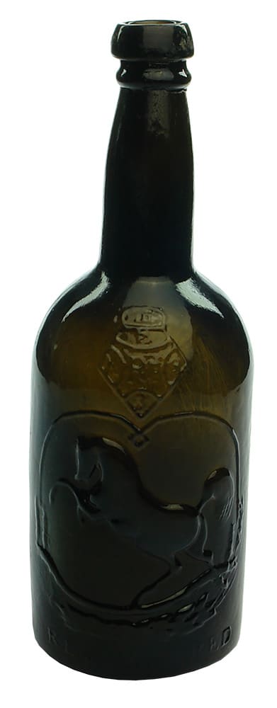 Tooth Black Horse Stout Glass Bottle