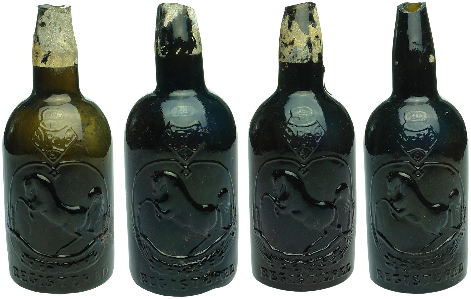 Tooth Black Horse Stout Glass Bottles